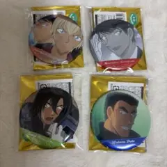 名探偵コナン ホログラム缶バッジ 警察学校組 4点セット