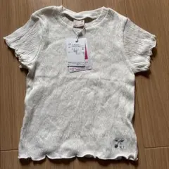 Petit main チェリー刺繍 Tシャツ 90(S)