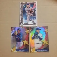 topps 大谷翔平　山本由伸　佐々木朗希　ルーキーカード