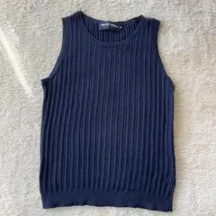 ラルフローレンポロゴルフmサイズ　紺色　袖なし