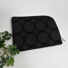 bミナペルホネン　L型ファスナーポーチ　ハンドメイド