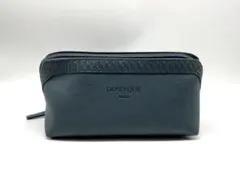 カタール航空ビジネスクラス diptyque PARIS ポーチ ブルーグリーン