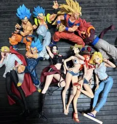 ドラゴンボール ワンピース　フィギュアまとめ売り　悟空　ベジータ　ナミ　ロビン等
