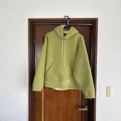 再値下げ‼️超美品❣️DIESEL フリースパーカー ライムグリーン