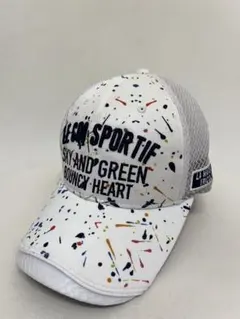 【le coq sportif】ゴルフ キャップ ホワイト ペイント