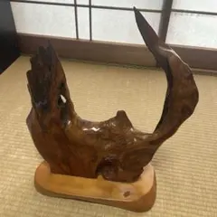 引き取り限定 木の根オブジェ 木オブジェ 天然木 切り株 木置物 - メルカリ