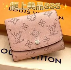 ルイヴィトン マヒナ ポルトフォイユ イリス コンパクト 二つ折り財布