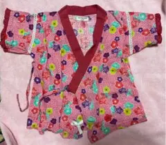 甚平 女の子 金魚 花柄