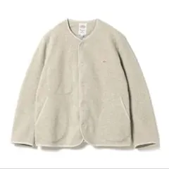 DANTON ノーカラーフリースジャケット