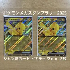 ポケモンスタンプラリー 2025 STAGE1達成賞品 ジャンボカード 2枚③