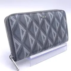 DIOR 3526 ディオール CDダイヤモンド ラウンドファスナー 長財布 