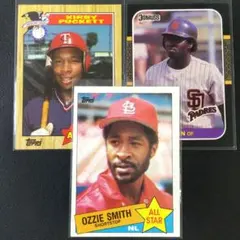 Ozzie Smith 1985 Topps/Kirby/Gwynn/オマケ付き