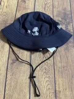 ニューエラ×PEANUTS/スヌーピー　バケットハット　ネイビー　M/Lのサムネイル