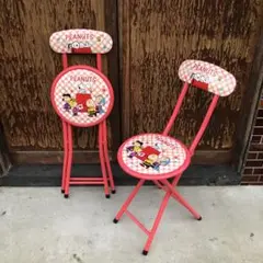 スヌーピー 折り畳み パイプ椅子 チェア SNOOPY