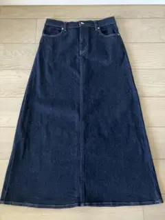 週末値下げ！無印良品　デニムロングスカート