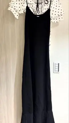 REDYAZEL ドット柄キャミワンピース