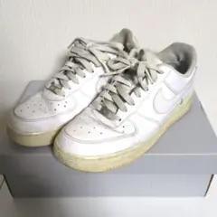 Nike エアフォース1 ホワイト スニーカー 25cm