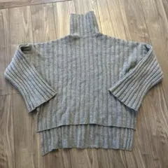KBF アーバンリサーチ ハイネック　ニット　セーター　リブ編み