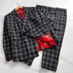 GUCCI ダブル チェック柄 スーツ セットアップ - メルカリ