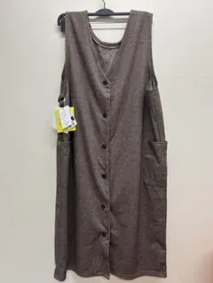 4L Sweet Fleurブラウン ボタン付き　3ウェイ　ジャンパースカート