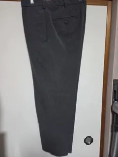 UNIQLO スラックス XLサイズ グレー ポリエステル混