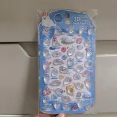 3Dシール アザラシ　nekoni ドロップシール　硬いシール