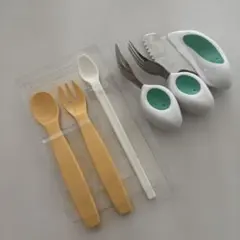 doddle ドードル　スプーン　フォーク　ナイフ　3点セット　アクアグリーン