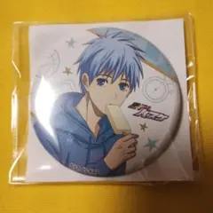 黒子のバスケ　黒子テツヤ　C賞缶バッジ　抽せんくじ　　秋葉原キャラポ