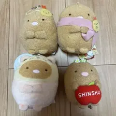 すみっコぐらし とんかつぬいぐるみ 4体セット
