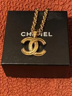 CHANEL 大振りCCマーク✨オールドヴィンテージ ネックレス　９４P