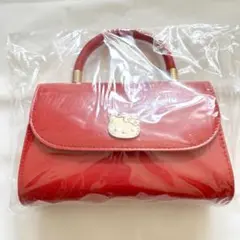 【今だけ価格】サンリオ/キティ/持ち手付きロングストラップショルダーバッグ/赤