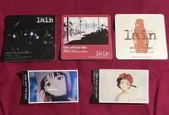 serial experiments lain ステッカー コースター 全セット