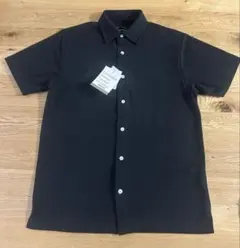 ABITIO メンズシャツ ブラック　Mサイズ　難ありのサムネイル
