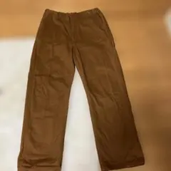 E DW INブラウン ワークパンツ ウエストゴム