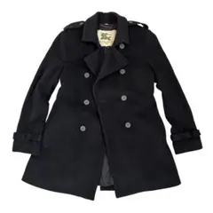 バーバリー メンズ カシミア混 トレンチ コート 近年モデル BURBERRY