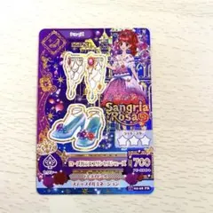 アイカツカードサングリアロッサ ローズガラスプリンセスコーデ