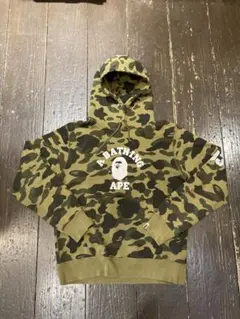 美品【希少サイズXL】アベイシングエイプ◇シャークカモフラスウェット　パイルロゴ A BATHING APE アベイシングエイプ 1st Camo Shark Full Zip
