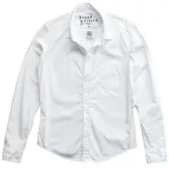 Frank&Eileen BARRYクラシックポプリンシャツ グリーン シワ加工 