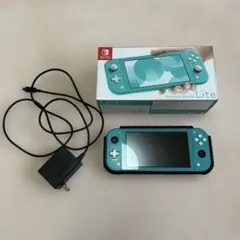 ジャンク品『Nintendo Switch Lite ターコイズ』ケース付き！