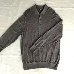 UNIQLO グレー ポロセーター XXL
