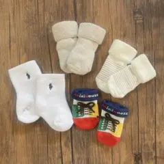 【未使用】mikihouse & RALPH LAUREN 靴下 4組セット