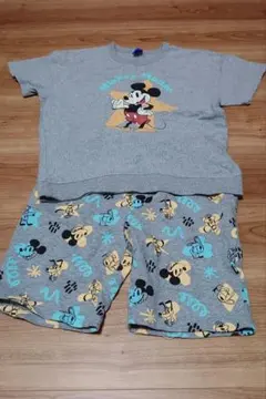 ミッキーマウス パジャマセット 130cm グレー