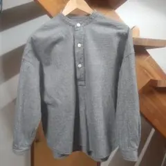 Dana Faneuil秋冬物チェック スタンドカラーシャツ