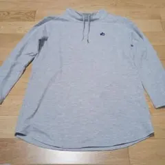 LOGOS　モックネック長袖Tシャツ　グレー　Mサイズのサムネイル