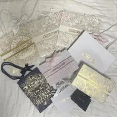 Dior 紙袋、リボン、箱、試供品セット