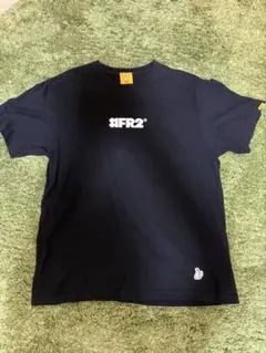 【FR2】Tシャツ ブラック　デカロゴ　コットン