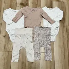 H&M ベビー まとめ売り 2ヶ月〜4ヶ月 ロンパース 60cm