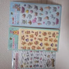 プクプクシールセット（動物・スヌーピー・トムとジェリー）