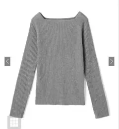 【GRL】スクエアネックフレアスリーブニットトップス［ru1056］