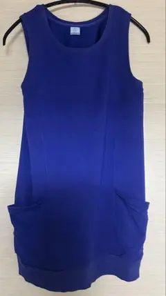 UNIQLO 青色 ノースリーブチュニック